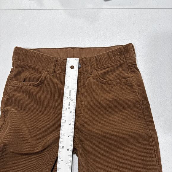 H&M Kids Girls Slim Fit Corduroy Pants Brown Size 6X Adjustable Waist Casual - Picture 6 of 9
